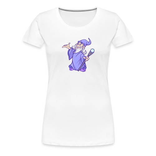 Cartoon wizard - Women's Premium T-Shirt