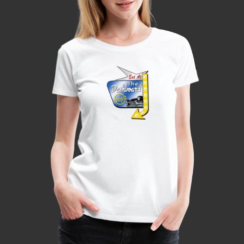 The Dashboard Diner Square Logo - Women's Premium T-Shirt