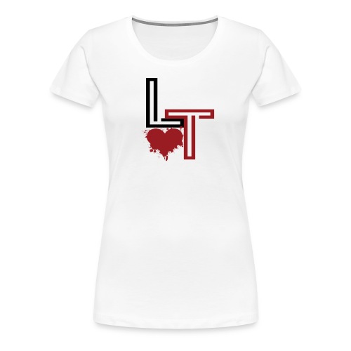 LT Splatter Heart - Women's Premium T-Shirt