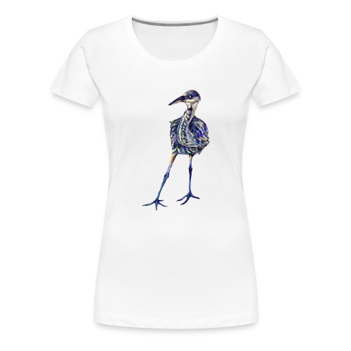 Blue heron - Women's Premium T-Shirt