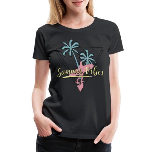 summer vibes - Women's Premium T-Shirt