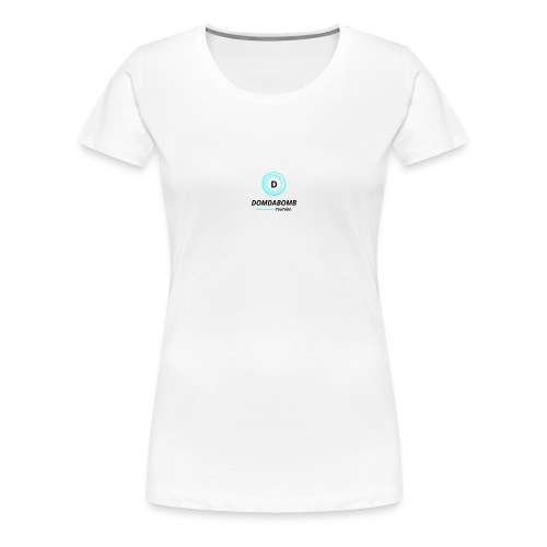Lit DomDaBomb Logo For WHITE or Light COLORS Only - Women's Premium T-Shirt