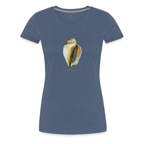 Shell 05 11 x 14 with signature for T shirt - Women's Premium T-Shirt