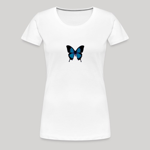 blue butterfly - Women's Premium T-Shirt