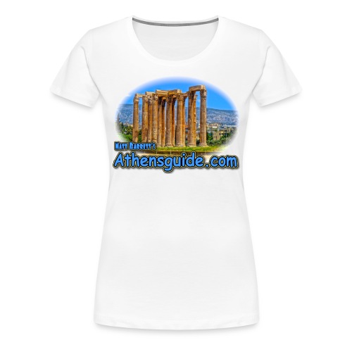 athenshguide temple zeus jpg - Women's Premium T-Shirt