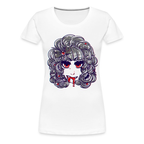 monstergirl shirt copy 1 png - Women's Premium T-Shirt