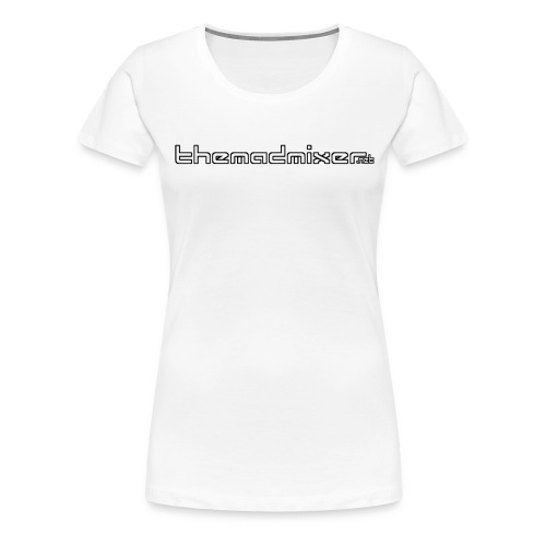 themadmixer Text White - Women's Premium T-Shirt