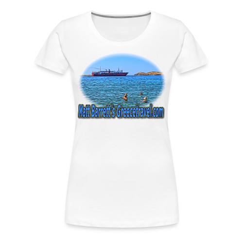 Greecetravel Swimmers jpg - Women's Premium T-Shirt
