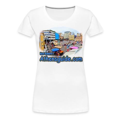 Athensguide Monastiraki jpg - Women's Premium T-Shirt