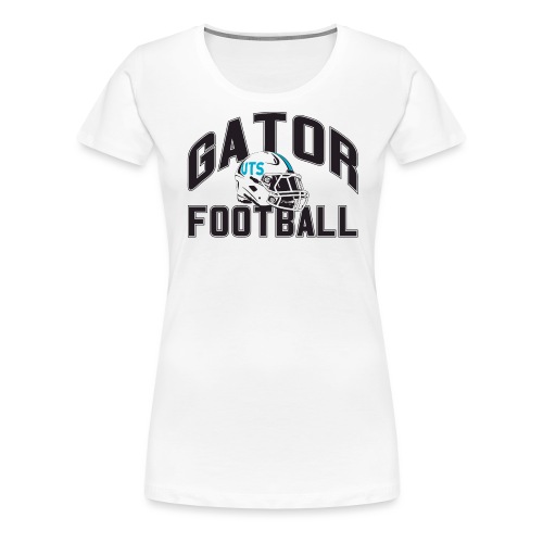 helmetgatorfootballarchedlightshirt2015 - Women's Premium T-Shirt