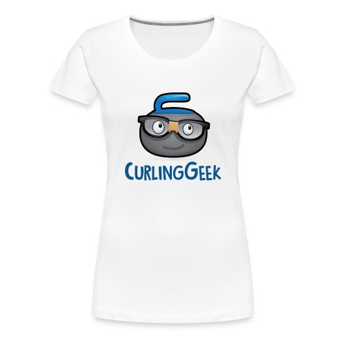 Curling Geek Graphic tshi - Women's Premium T-Shirt