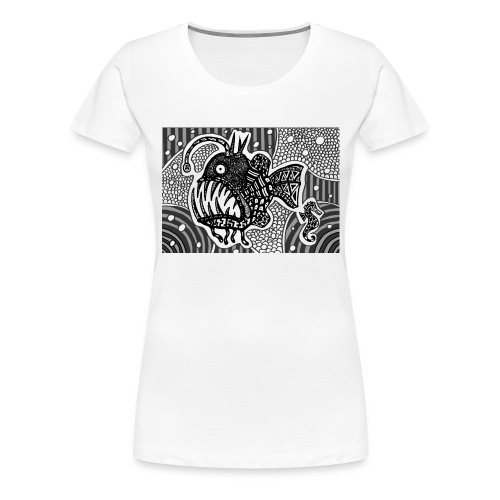 angler fish - Women's Premium T-Shirt