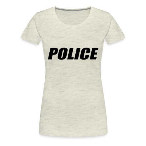 Police Black - Women's Premium T-Shirt