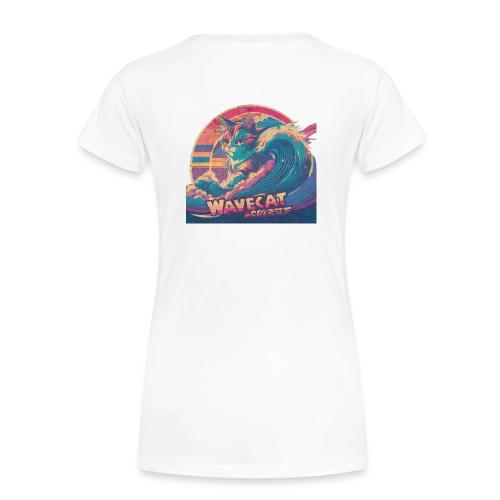 Vintage Wavecat - Women's Premium T-Shirt