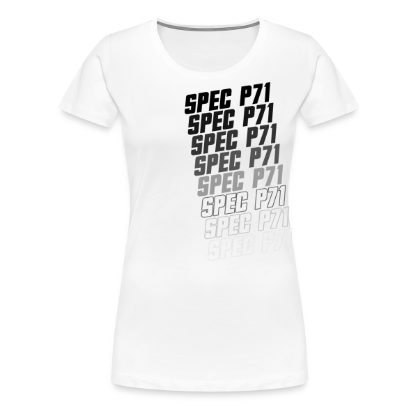 Spec P71 - Light Gradient - Women's Premium T-Shirt