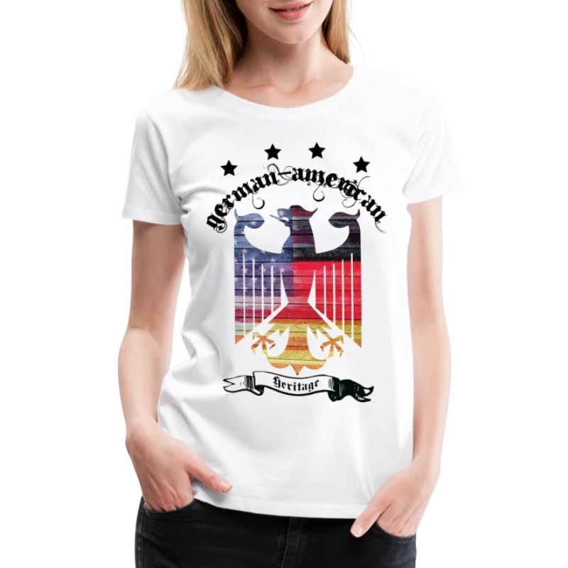 German American Heritage - Women's Premium T-Shirt