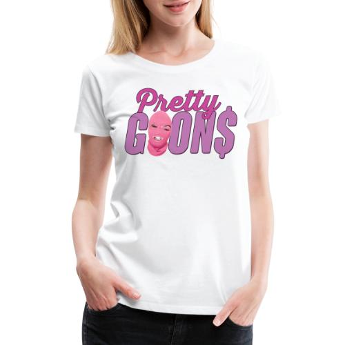 Pretty Goons Logo PURPLE - Women's Premium T-Shirt