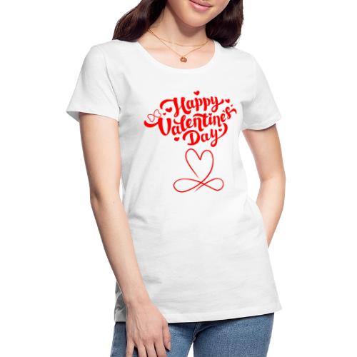 Valentine's Day Designs of Love and Infinity. - Women's Premium T-Shirt