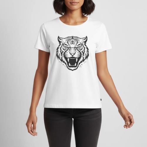 Wild Tiger Fashion, the fury of the feline tiger. - Women's Premium T-Shirt