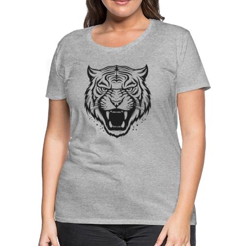 Wild Tiger Fashion, the fury of the feline tiger. - Women's Premium T-Shirt