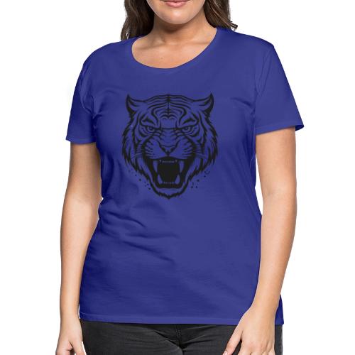 Wild Tiger Fashion, the fury of the feline tiger. - Women's Premium T-Shirt