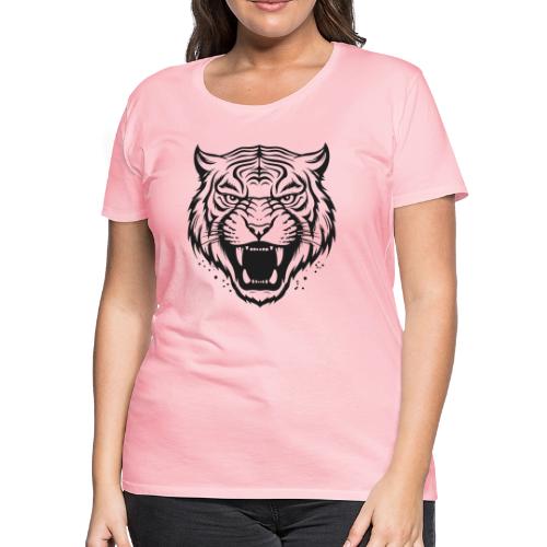 Wild Tiger Fashion, the fury of the feline tiger. - Women's Premium T-Shirt
