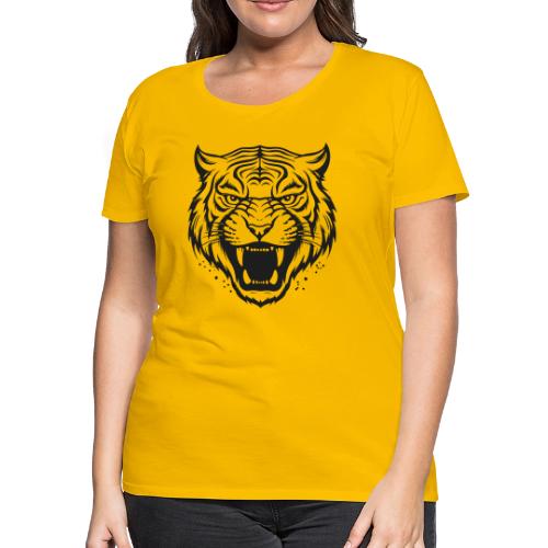 Wild Tiger Fashion, the fury of the feline tiger. - Women's Premium T-Shirt