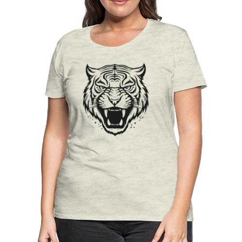 Wild Tiger Fashion, the fury of the feline tiger. - Women's Premium T-Shirt