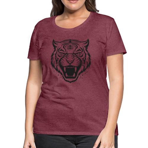 Wild Tiger Fashion, the fury of the feline tiger. - Women's Premium T-Shirt