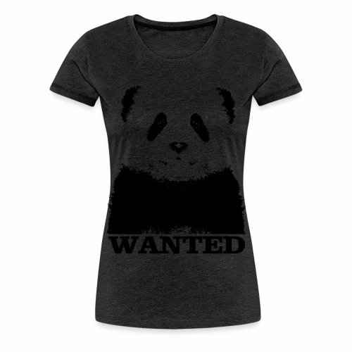Wanted Panda - gift ideas for children and adults - Women's Premium T-Shirt