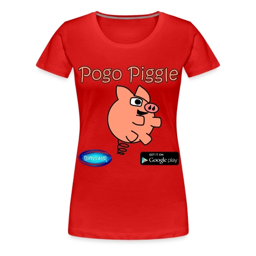 Pogo Piggle - Women's Premium T-Shirt