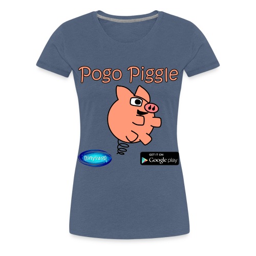 Pogo Piggle - Women's Premium T-Shirt