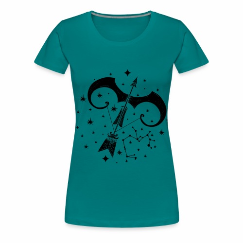 Zodiac Optimistic Sagittarius November December - Women's Premium T-Shirt
