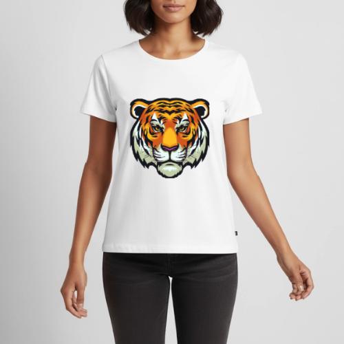 Tiger Fashion Feline Animal, Tiger Willing Success - Women's Premium T-Shirt