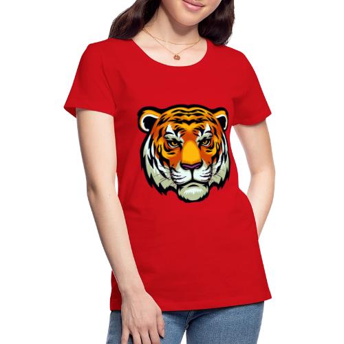 Tiger Fashion Feline Animal, Tiger Willing Success - Women's Premium T-Shirt