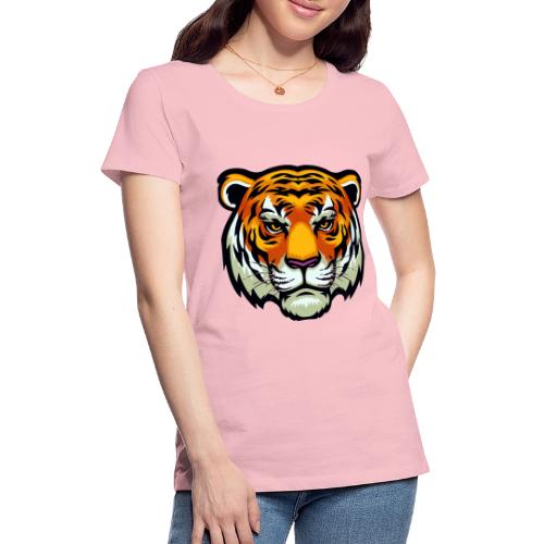 Tiger Fashion Feline Animal, Tiger Willing Success - Women's Premium T-Shirt