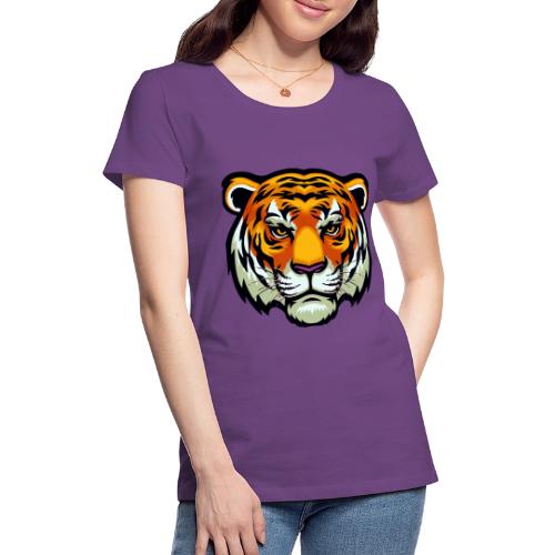 Tiger Fashion Feline Animal, Tiger Willing Success - Women's Premium T-Shirt