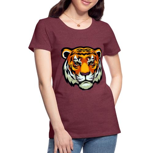 Tiger Fashion Feline Animal, Tiger Willing Success - Women's Premium T-Shirt