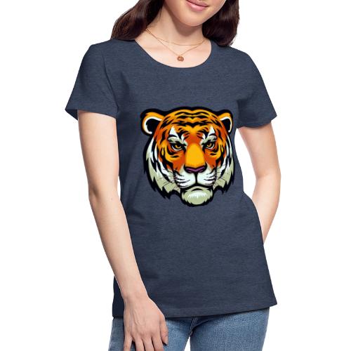 Tiger Fashion Feline Animal, Tiger Willing Success - Women's Premium T-Shirt
