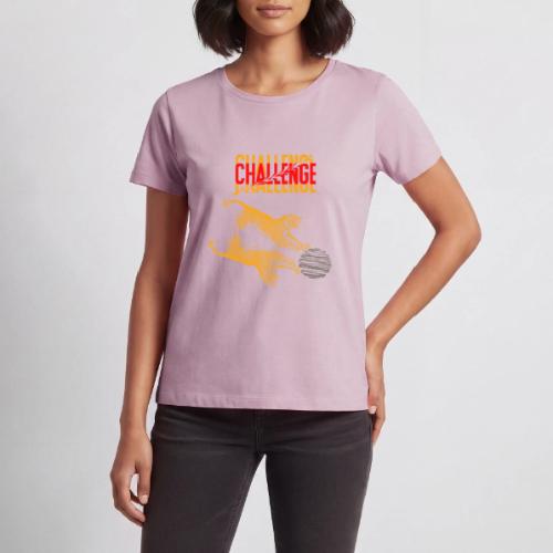 Double tiger fashion, jungle feline animals. - Women's Premium T-Shirt
