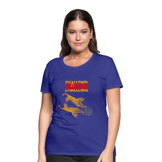 Double tiger fashion, jungle feline animals.