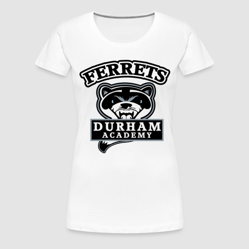durham academy ferrets logo black - Women's Premium T-Shirt