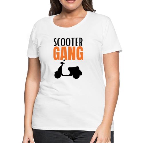 Funny Scooter Gang Motorbikes Riders Lovers - Women's Premium T-Shirt