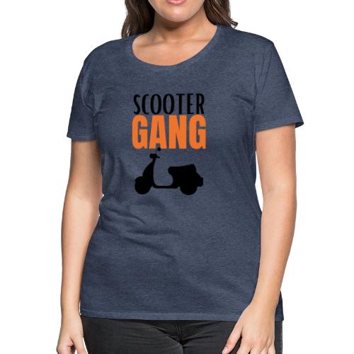 Funny Scooter Gang Motorbikes Riders Lovers - Women's Premium T-Shirt