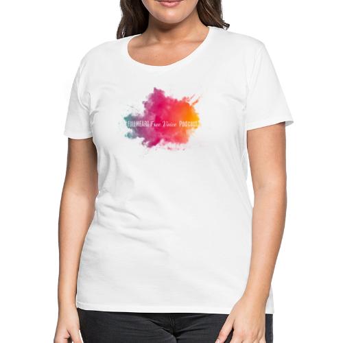 Full Heart Free Voice Color Burst Only - Women's Premium T-Shirt