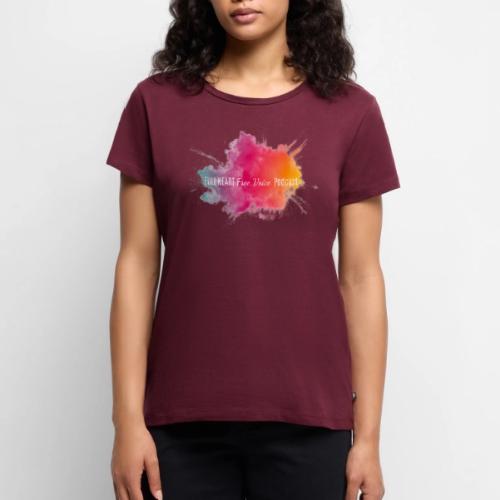 Full Heart Free Voice Color Burst Only - Women's Premium T-Shirt