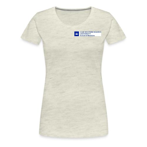 SOM New logo CWRU CMYK BLUE - Women's Premium T-Shirt
