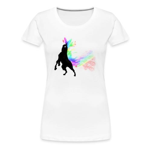 Rainbow Unicorn - Women's Premium T-Shirt