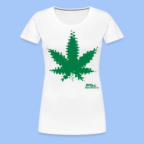 leaf inkblot - Women's Premium T-Shirt