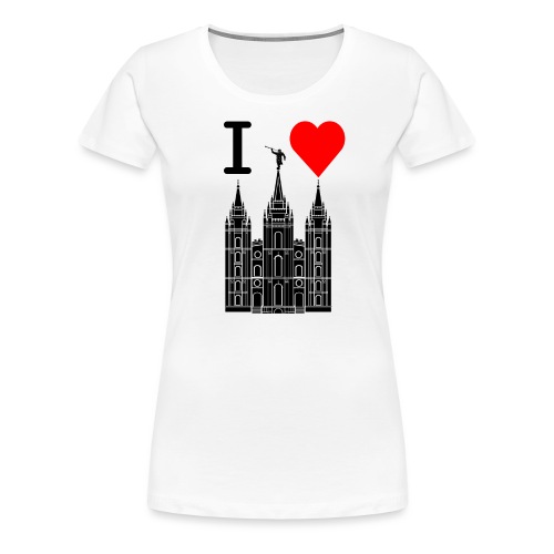 I (Heart) the Temple - Women's Premium T-Shirt